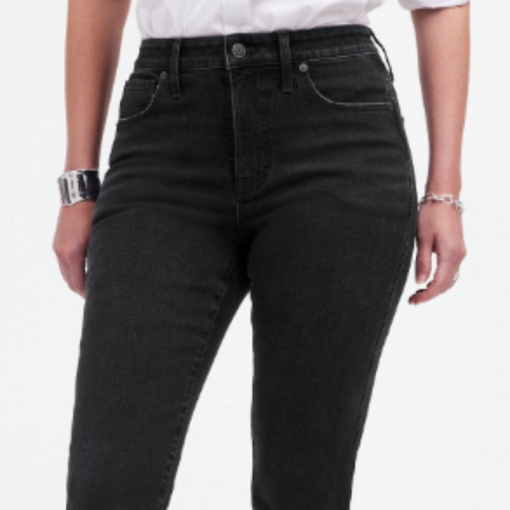 Madewell Curvy Stovepipe Jeans - Black